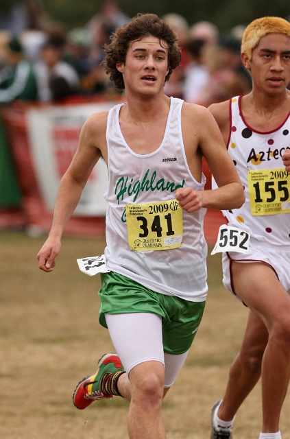 2009 CIF XC Boys D2-148.JPG - 2009 California CIF Cross Country Championships, Woodward Park, Fresno, California